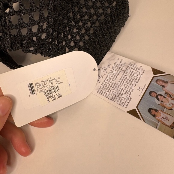 Black Rhinestone Hat - Picture 4 of 4